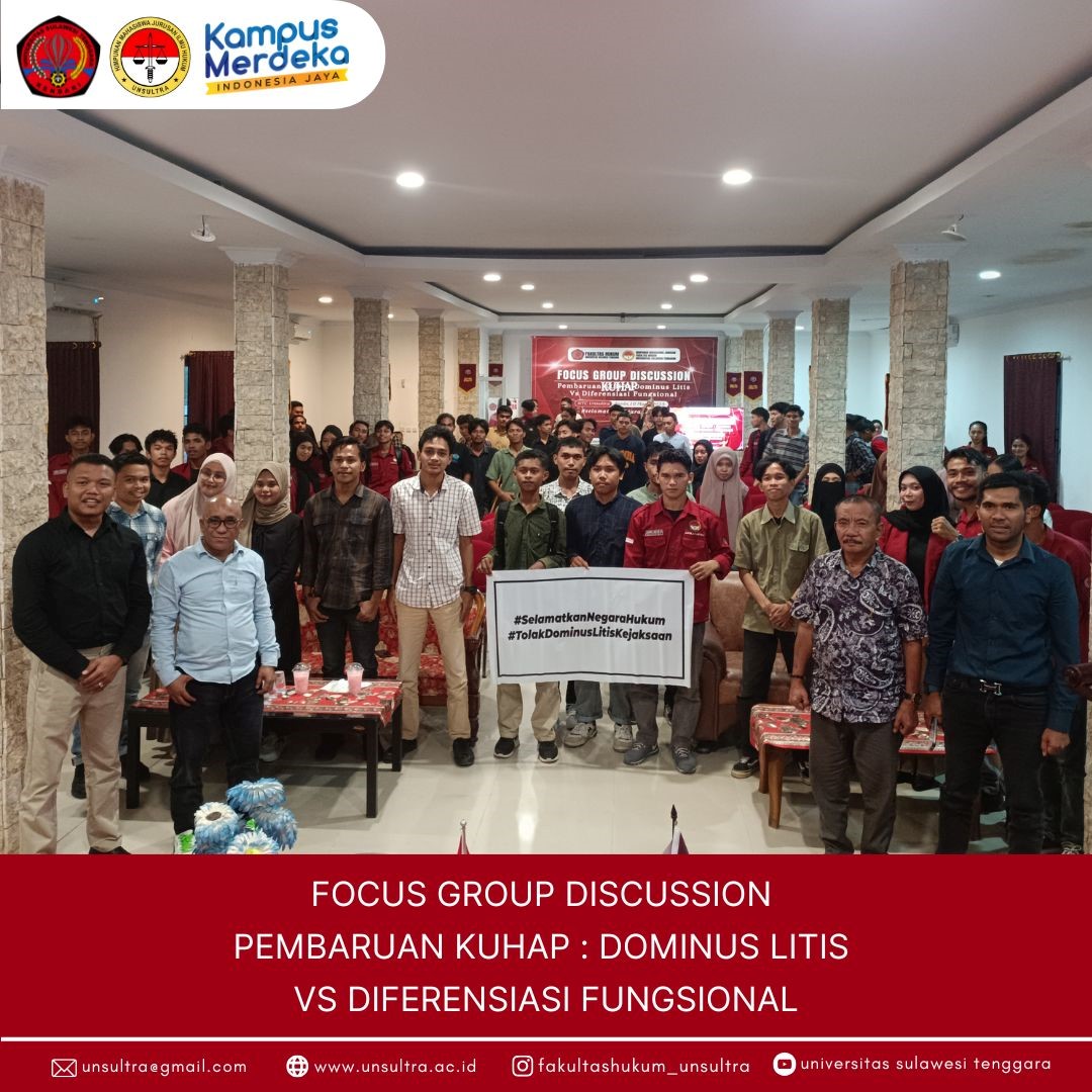 Focus Group Discussion Pembaruan KUHAP : Dominus Litis Vs Diferensiasi Fungsional